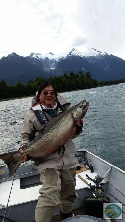 Fotos da pesca esportiva em Chaiten no Chile